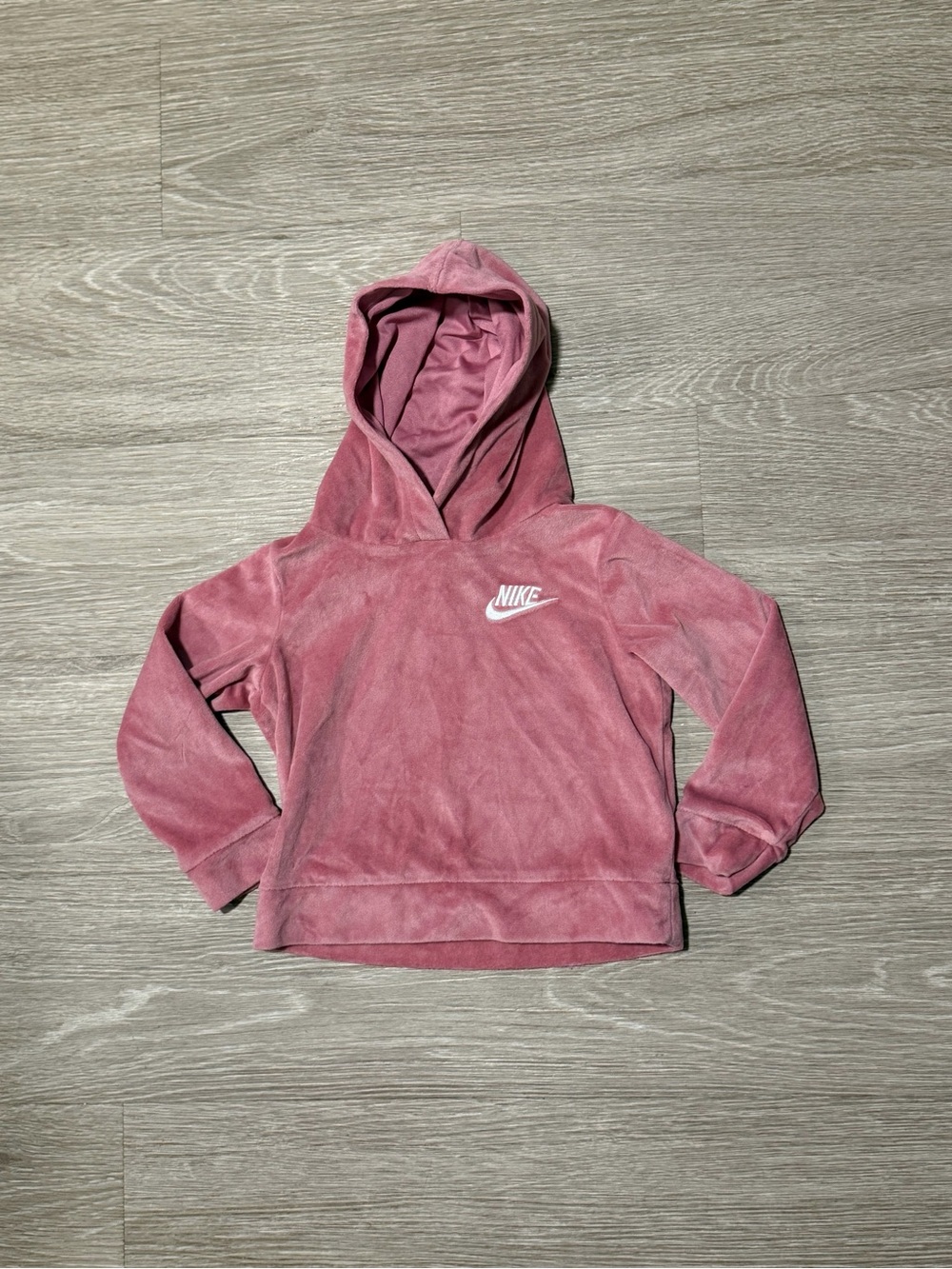 Nike Girls' Dusty Rose Hooded Pullover Sweatshirt